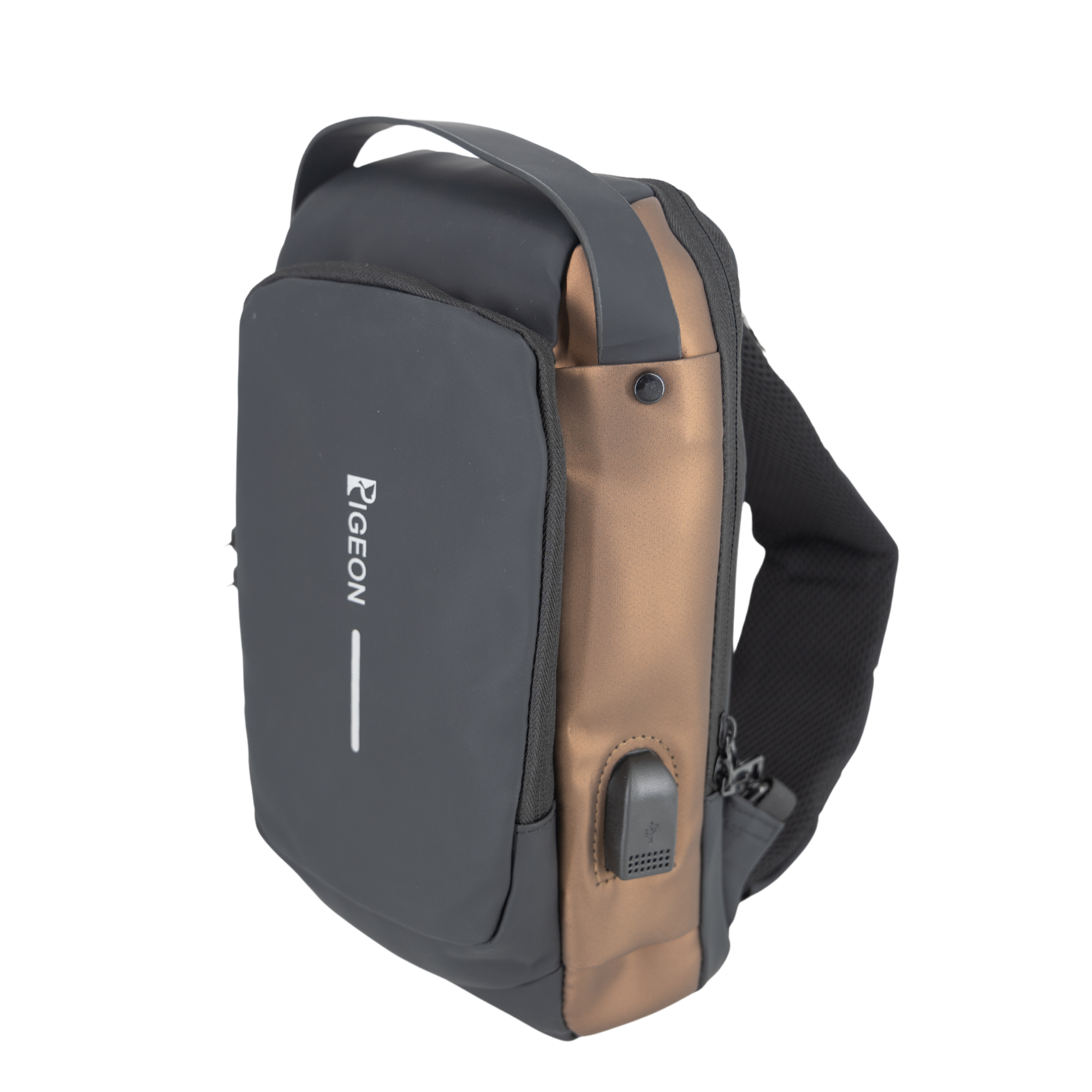 PIGEON Anti theft Crossbody Sling bag, Shoulder Backpack, Lightweight with USB charging port