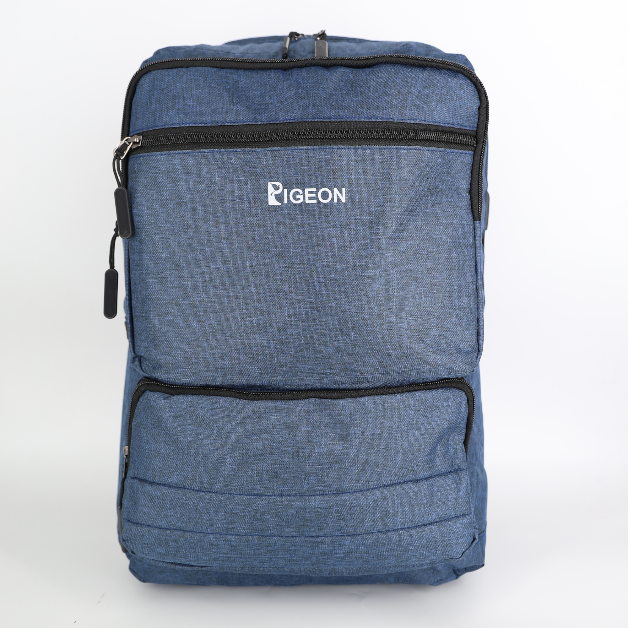 PIGEON Laptob Backpack for Business with 4 external zippers and USB port