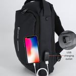 PIGEON Anti theft Crossbody Sling bag, Shoulder Backpack, Lightweight with USB charging port