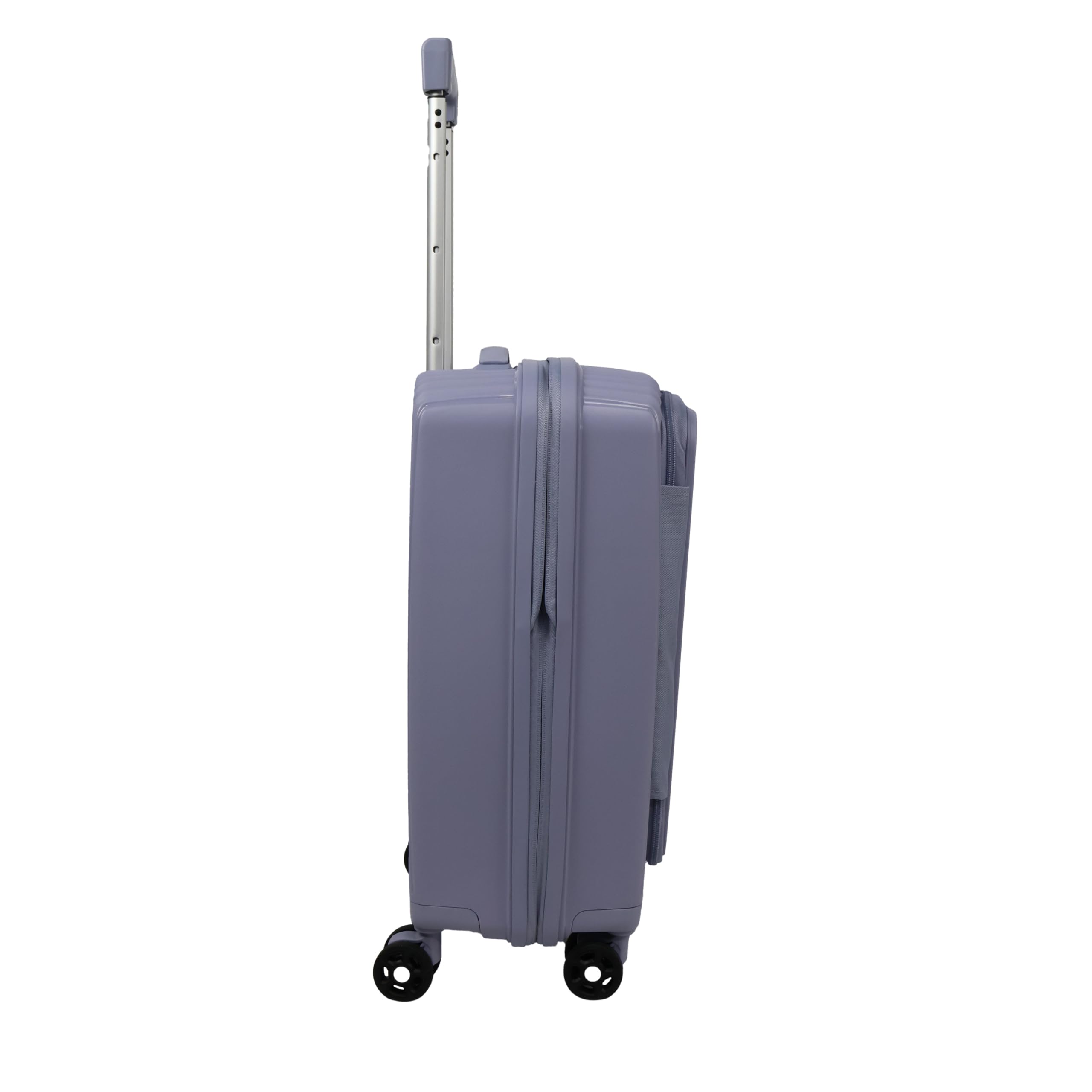 PIGEON LUGGAGE Suitcase Set Hardside PP, Waterproof, Unbreakable Shell (131013-SMART, Travel Purple, 20" (41L))