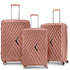 PIGEON New Luggage Set With Double Secure Zipper - Lightweight 9 Colors 3-Piece PP Luggage Sets, water resistant with 3 digit number Lock