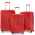 PIGEON New Luggage Set With Double Secure Zipper - Lightweight 9 Colors 3-Piece PP Luggage Sets, water resistant with 3 digit number Lock