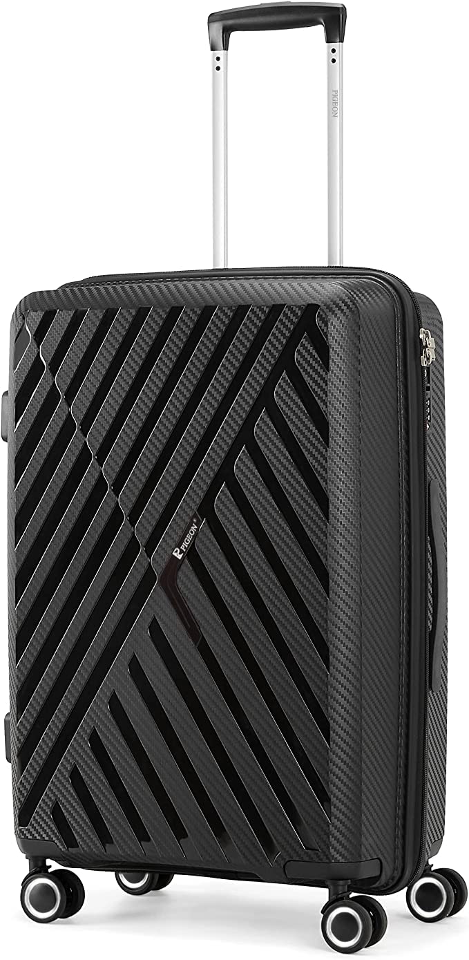 PIGEON New Luggage Set With Double Secure Zipper - Lightweight 9 Colors 3-Piece PP Luggage Sets, water resistant with 3 digit number Lock
