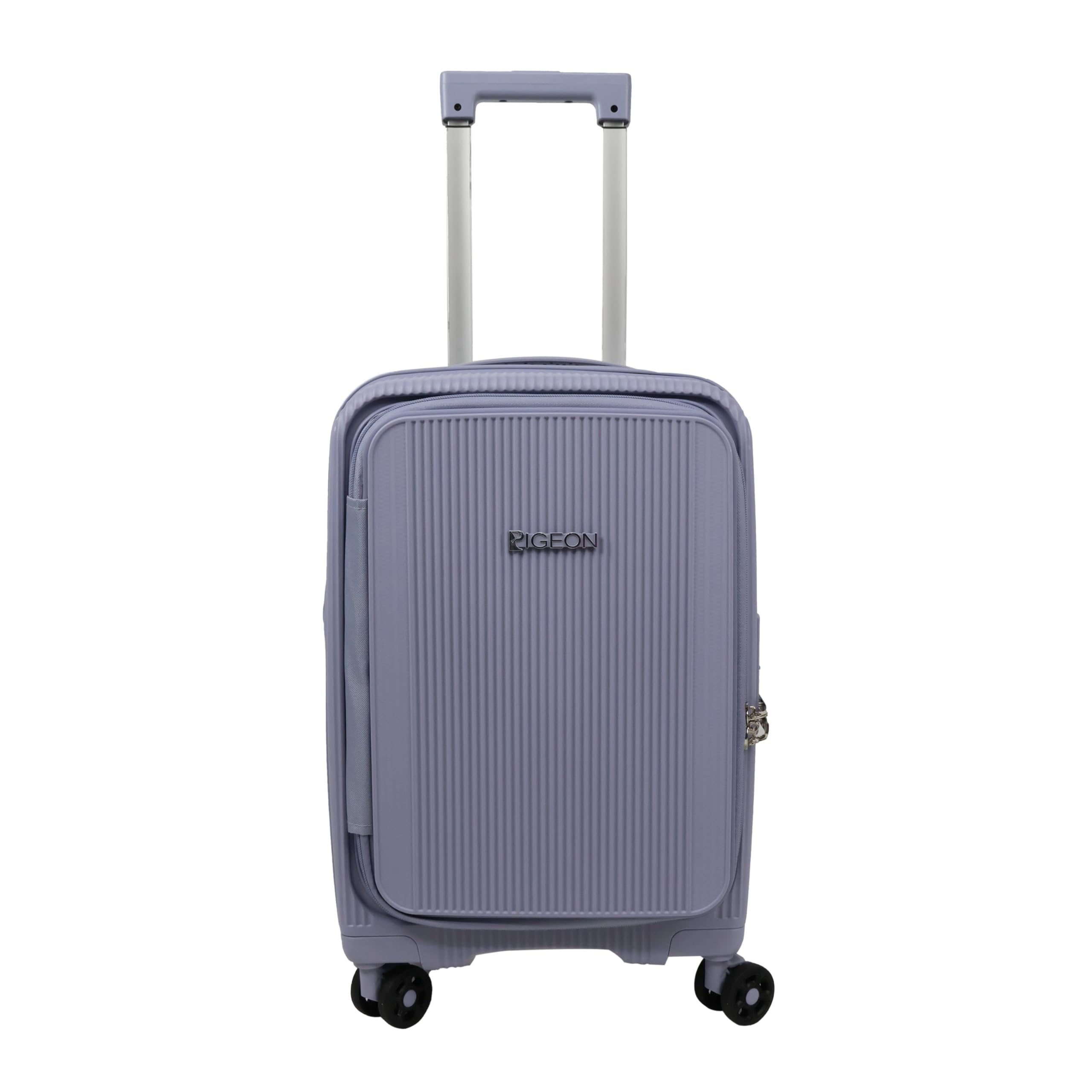 PIGEON LUGGAGE Suitcase Set Hardside PP, Waterproof, Unbreakable Shell (131013-SMART, Travel Purple, 20" (41L))