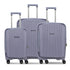PIGEON LUGGAGE Suitcase Set Hardside PP, Waterproof, Unbreakable Shell (131013-SMART, Travel Purple, 20" (41L))