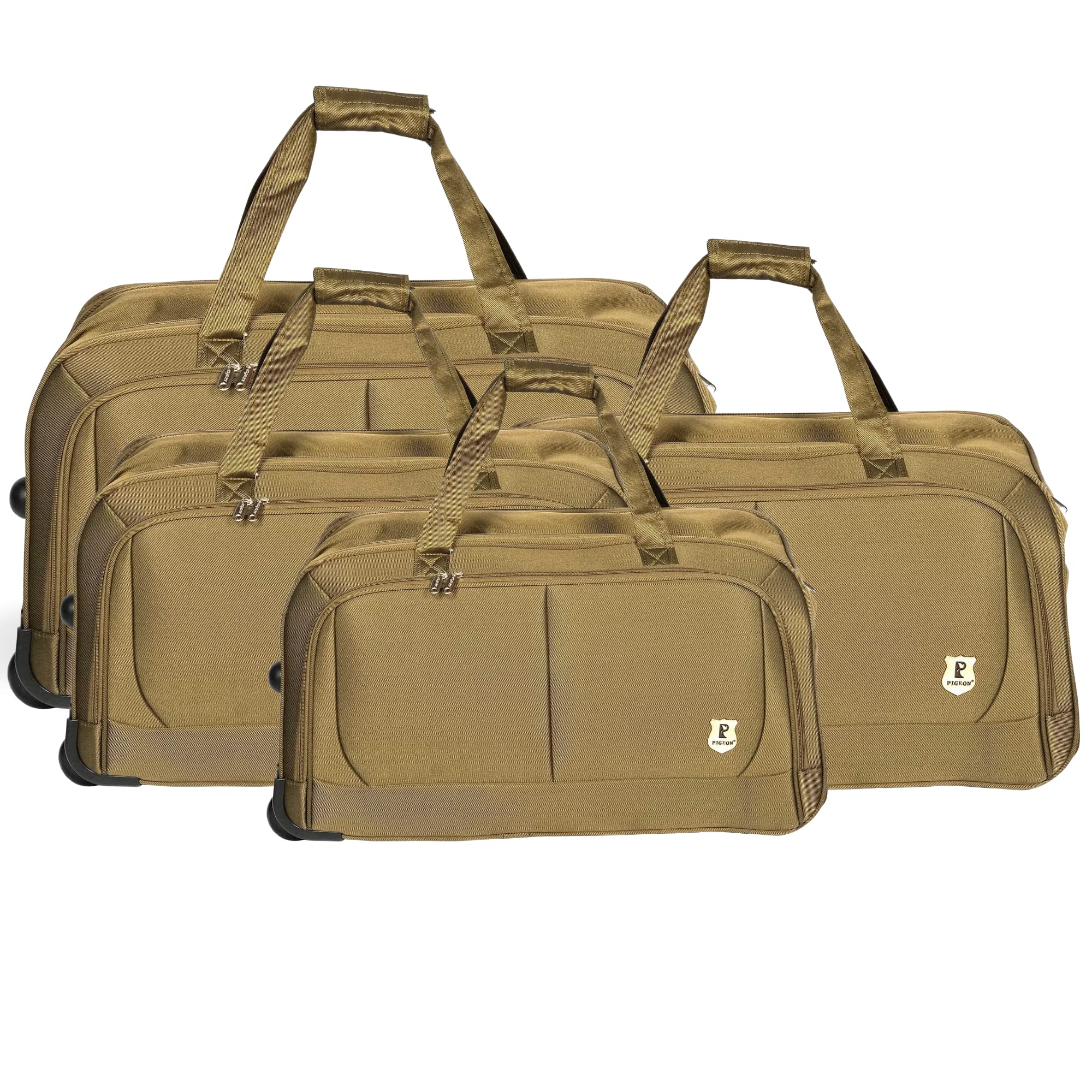 Pigeon Rolling Duffel Bag with Handle 29"/26"/23"/20" Army Green