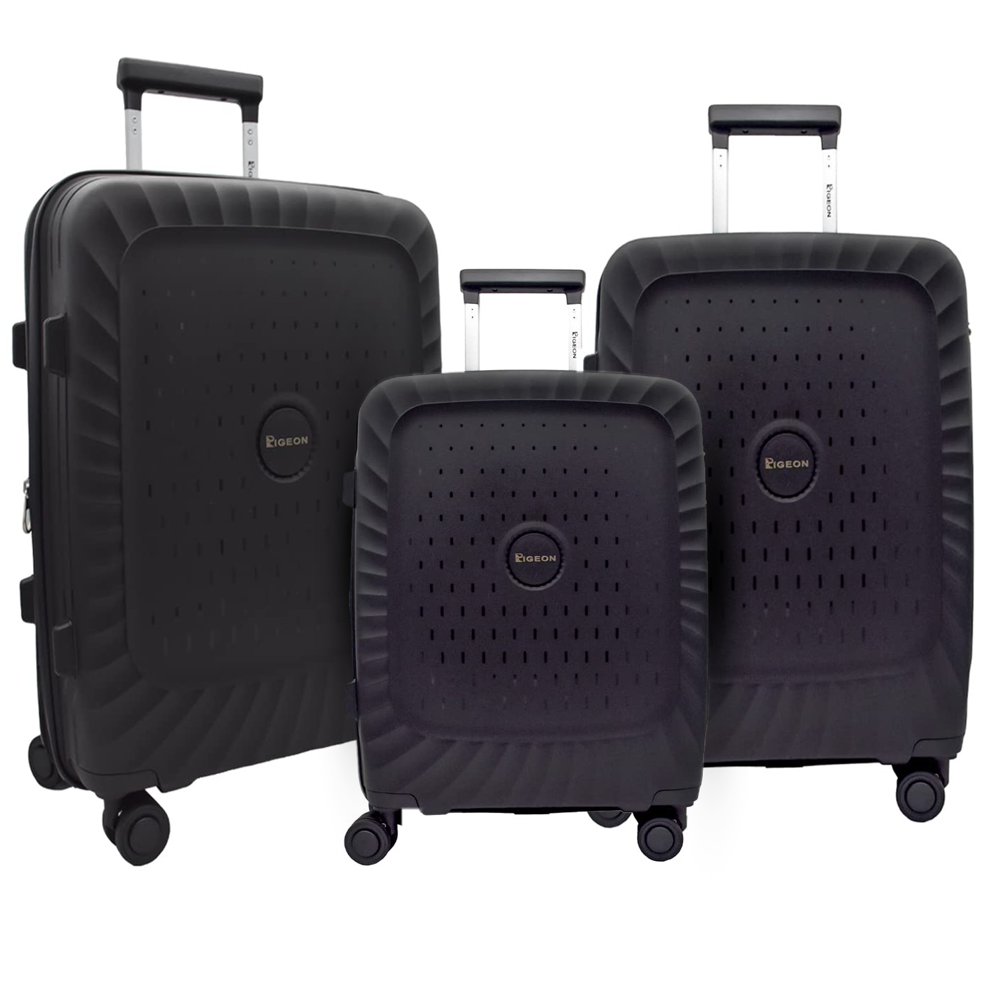 Pigeon hardshell trolley bag Poly propylene Set of 3 28/24/20 inches