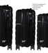 PIGEON New black Luggage 24 Inch PP with protector