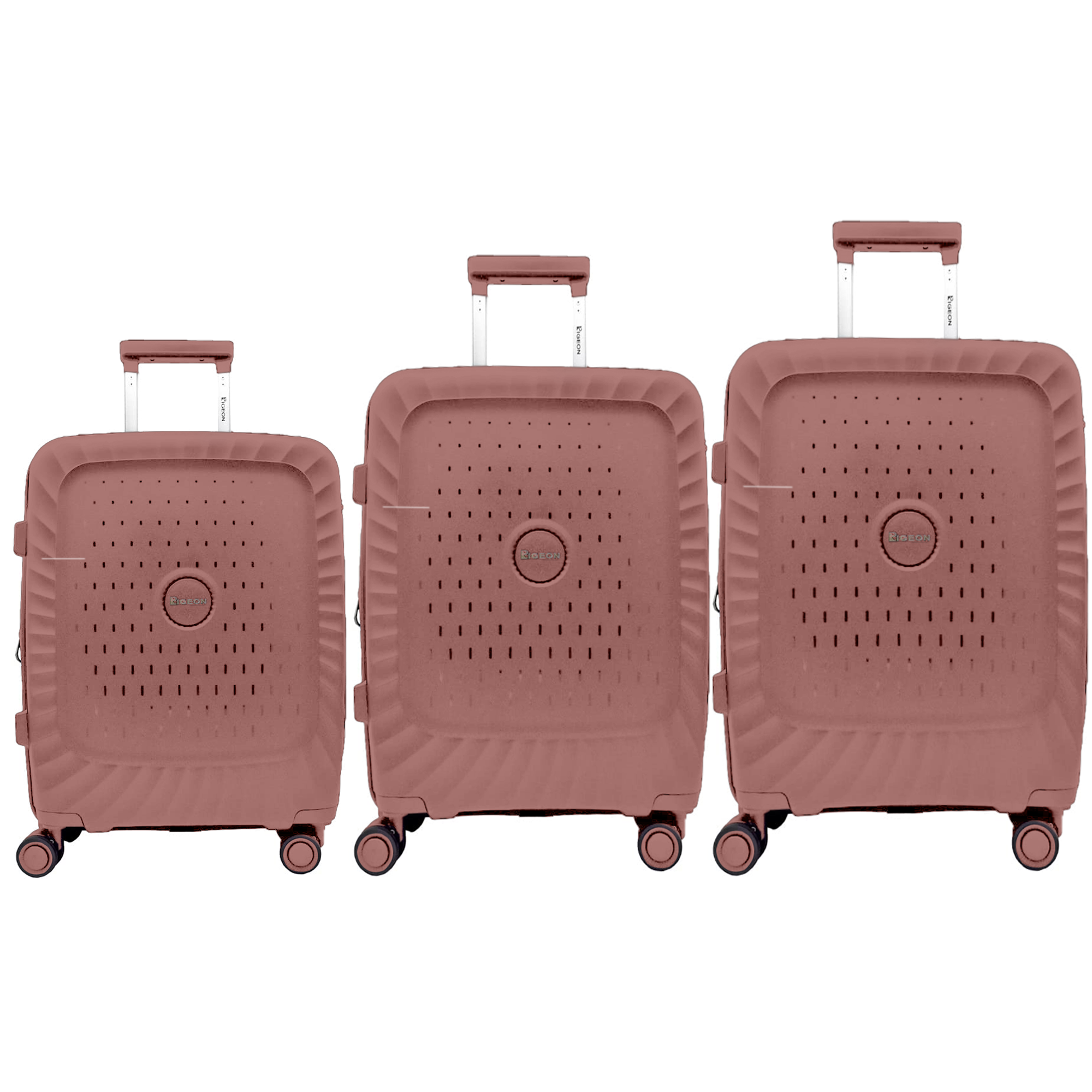 Pigeon hardshell trolley bag Poly propylene Set of 3 28/24/20 inches