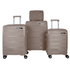 PIGEON  hard shell trolley case set of 3+1 unbreakable PP