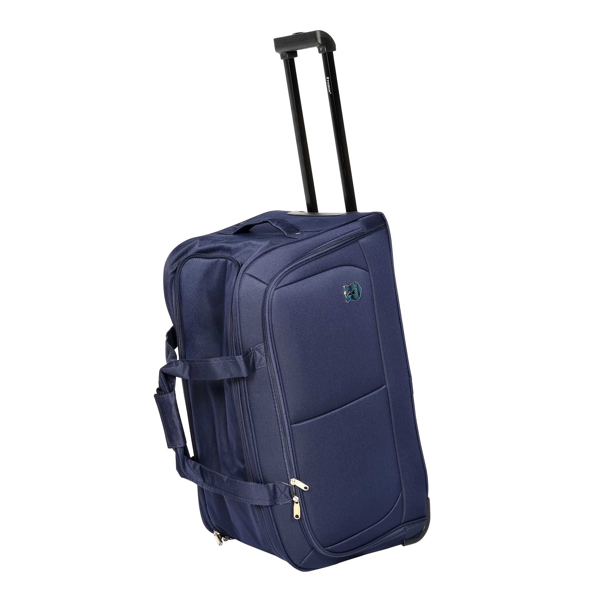 Pigeon Rolling Duffel Bag with Handle 29"/26"/23"/20" Blue