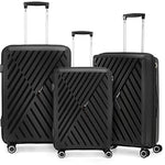 PIGEON New Luggage Set With Double Secure Zipper - Lightweight 9 Colors 3-Piece PP Luggage Sets, water resistant with 3 digit number Lock