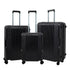 Pigeon Luggage Hardshell PP Luggage, Double Spinner, Super Duty TSA Lock, Zipper Less 3 Lock (Fun , Set of 3 (28/24/20))