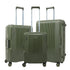 Pigeon Luggage Hardshell PP Luggage, Double Spinner, Super Duty TSA Lock, Zipper Less 3 Lock (Fun , Set of 3 (28/24/20))