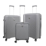 PIGEON Suitcase Set Of 3 Hardside Round Design PP, Waterproof, Unbreakable [28" 24" 20"]