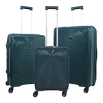 PIGEON Suitcase Set Of 3 Hardside Round Design PP, Waterproof, Unbreakable [28" 24" 20"]