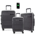 Новый набор багажа PIGEON с двойной надежной застежкой-молнией - легкие 9 цветов, комплекты багажа из 3 предметов из полипропилена, водонепроницаемые, с замком с 3-значным номером 