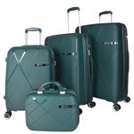 PIGEON  hard shell trolley case set of 3+1 unbreakable PP