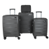 Набор чемоданов на тележке PIGEON из небьющегося полипропилена 3+1
